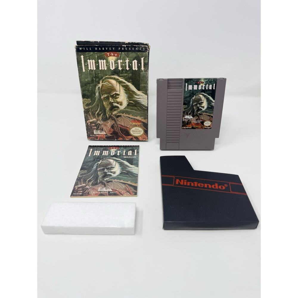 The Immortal Nintendo NES 1990 Complete CIB Tested